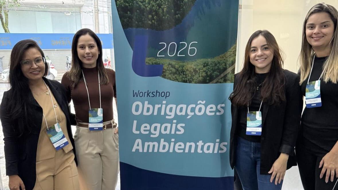Equipe de Meio Ambiente  participa de workshop sobre  obrigações legais